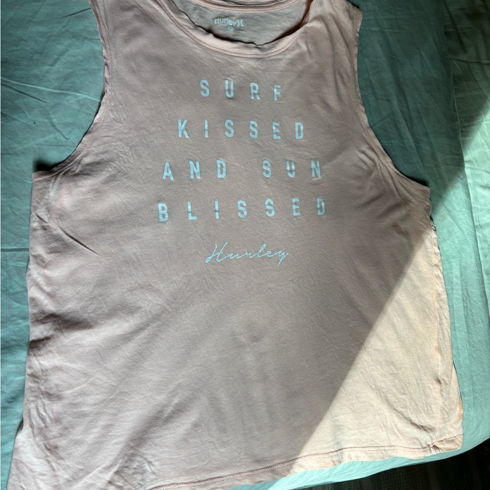 Pink Graphic Tank Top